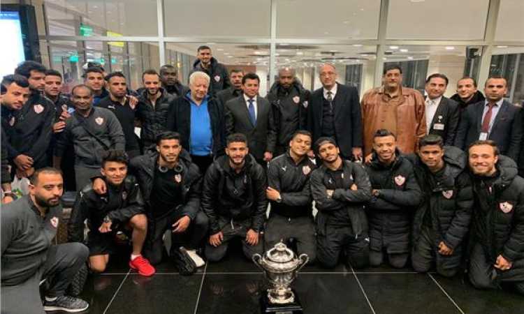 وزير الرياضة يستقبل فريق الزمالك بعد التتويج بالسوبر الأفريقى
