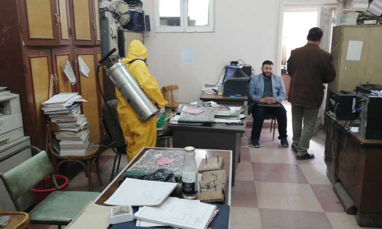 تعقيم ديوان محافظة القاهرة