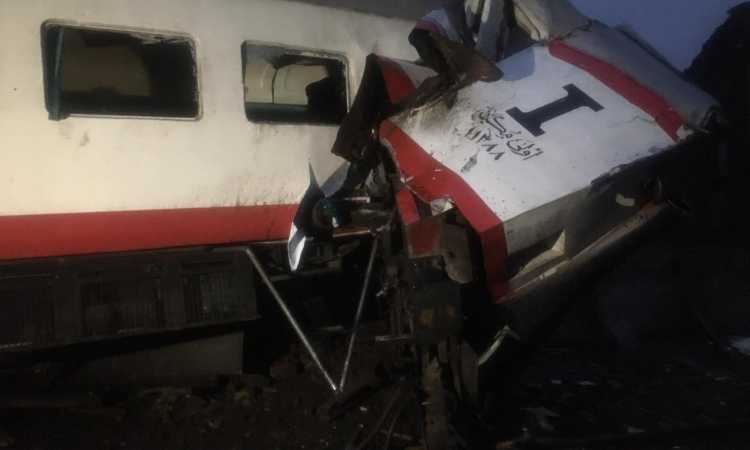 حادث تصادم قطارين