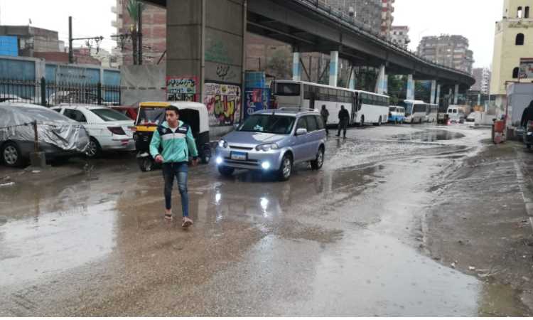 أمطار بعزبة النخل
