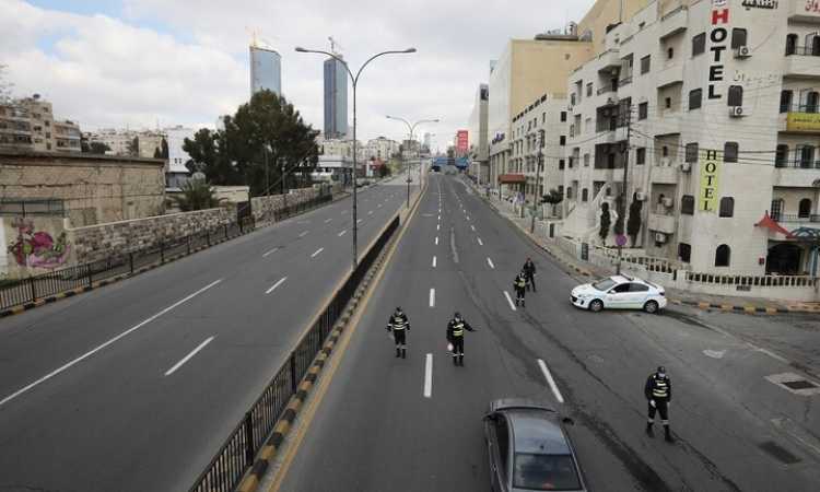 حظر تجوال فى الأردن