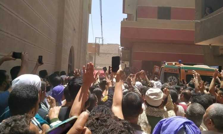 المنيا تستقبل جثامين الشهداء