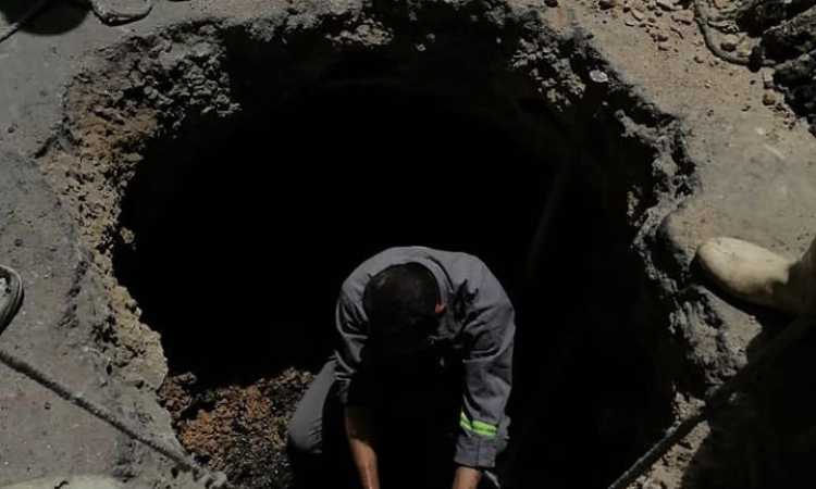إصلاح كسر ماسورة مياه