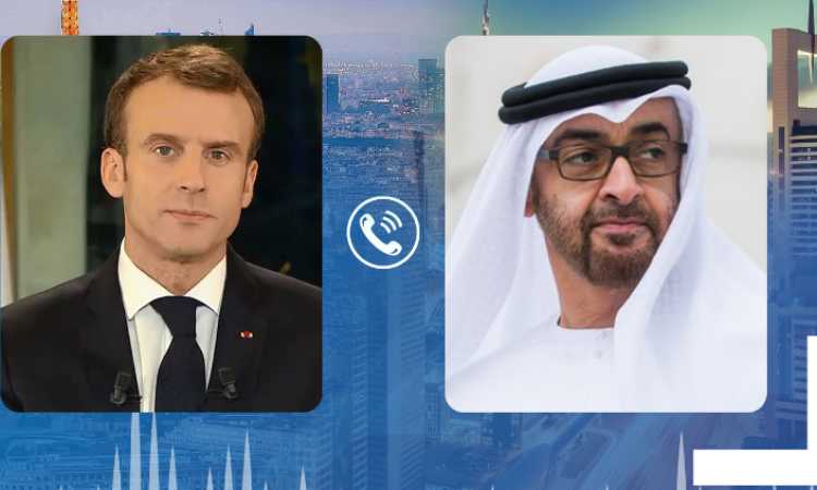بن زايد وماكرون