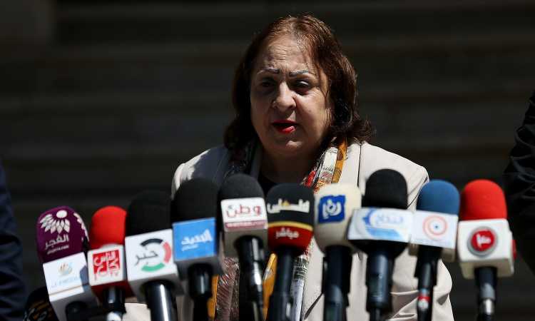 وزيرة الصحة الفلسطينية مى الكيلة