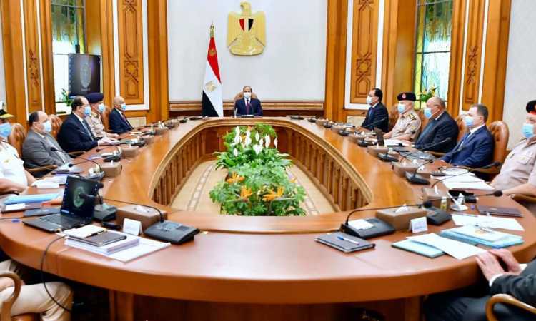 السيسى يرأس اجتماع مجلس الدفاع الوطنى