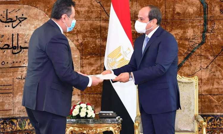 الرئيس السيسى ورئيس وزراء اليمن
