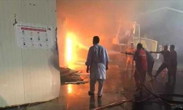 حريق مطار مصراتة