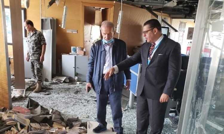 سفيرنا فى لبنان يزور مبنى جريدة النهار