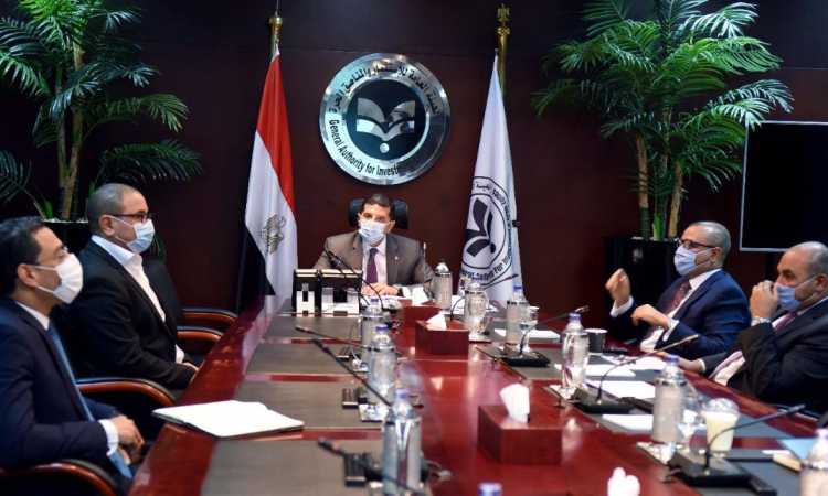 رئيس هيئة الاستثمار خلال اللقاء