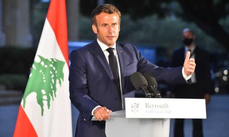ماكرون فى بيروت