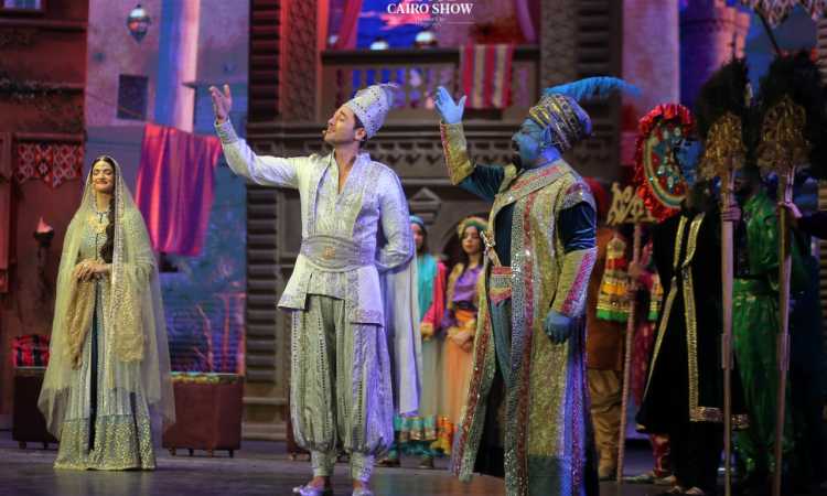 أحمد عز فى مسرحية علاء الدين