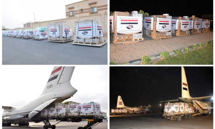 المساعدات المصرية