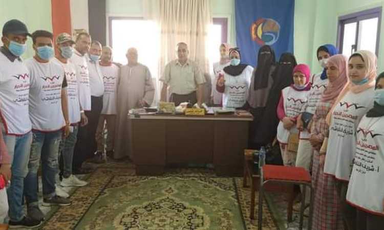 هيئة المصريين الأحرار بالبحيرة تزور أمانة ايتاى البارود 