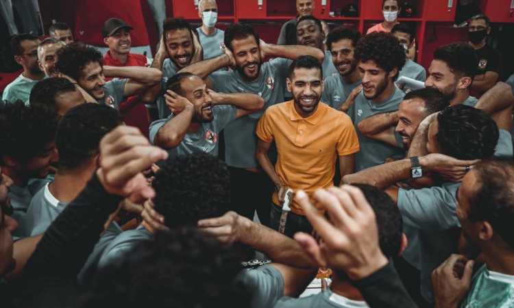 مؤمن زكريا فى مران الأهلى