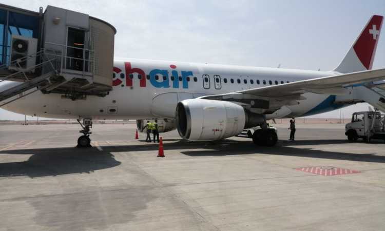 أولي رحلات شركة Chair airline السويسرية