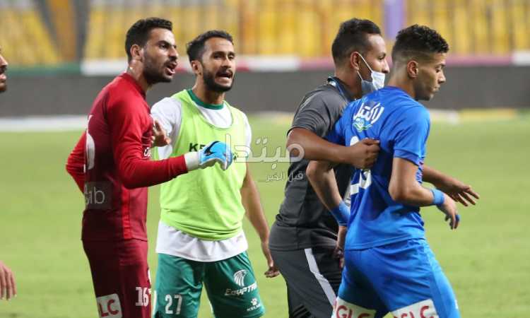 مشادة الزمالك والمصرى