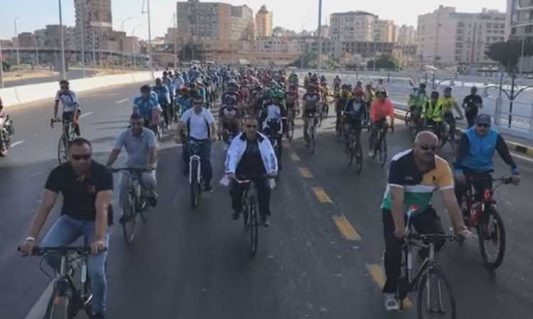 ماراثون للدراجات الهوائية بالإسكندرية