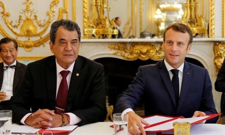 إدوارد فريتش مع ماكرون