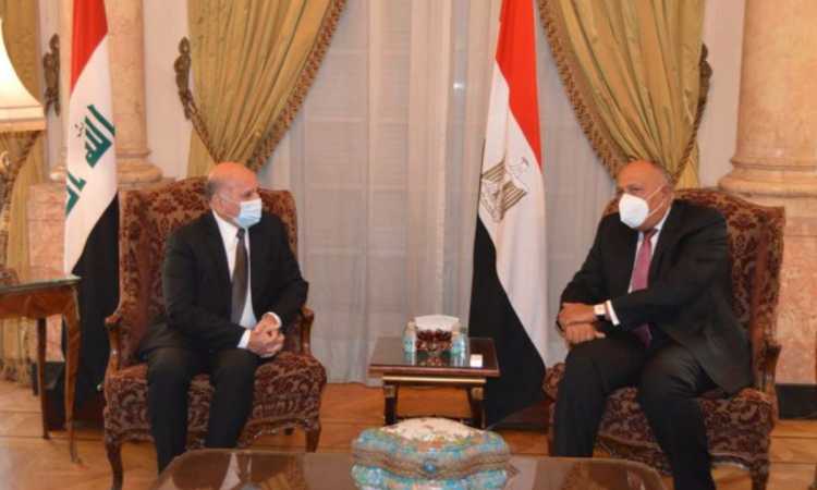سامح شكرى ونظيره العراقى