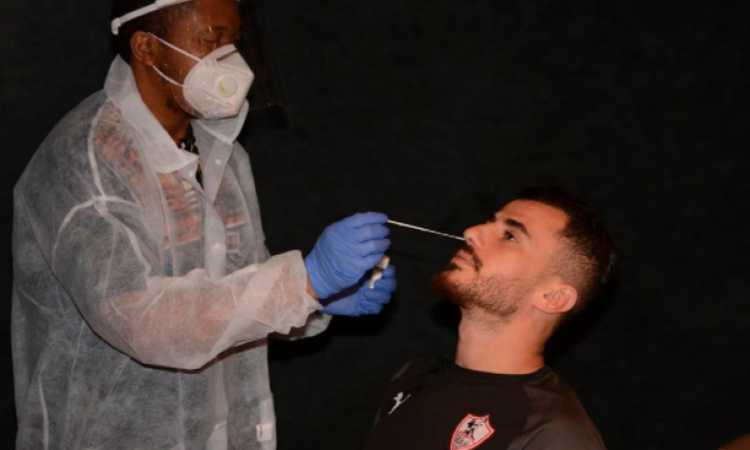 بعثة الزمالك بالمغرب تجرى مسحة كورونا