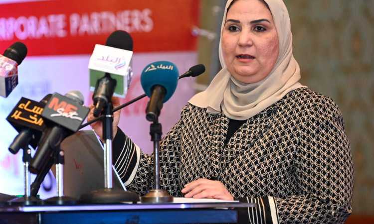 نيفين القباج وزيرة التضامن الاجتماعى