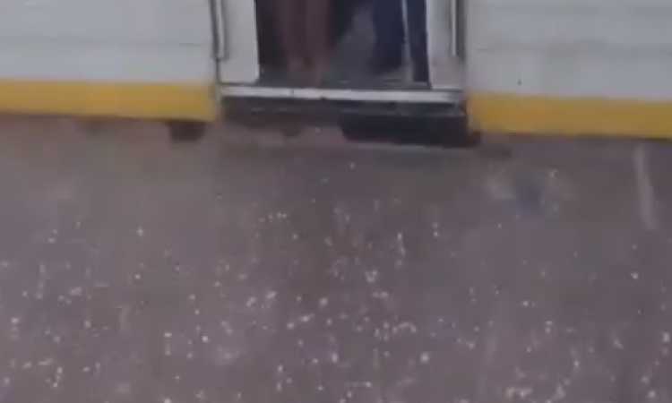 سقوط ثلوج بالمنصورة