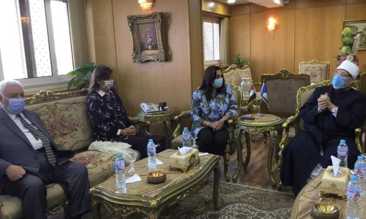 وزيرا الهجرة والأوقاف ومحافظ دمياط