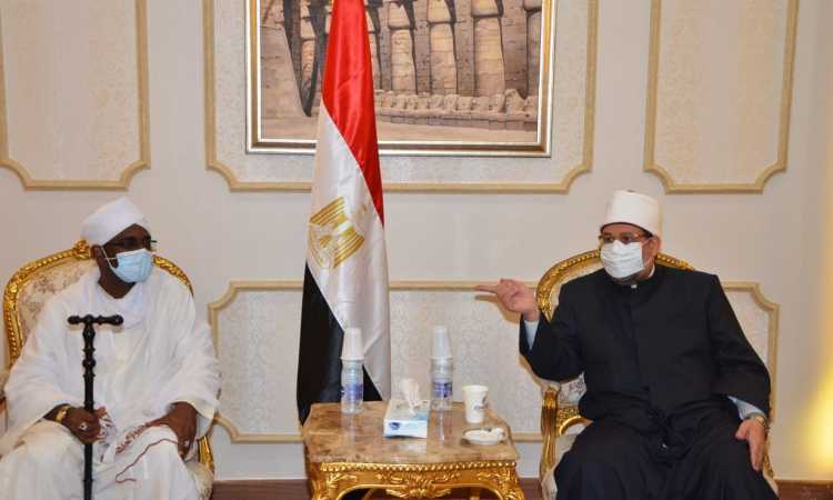 وزير الأوقاف يستقبل نظيره السودانى