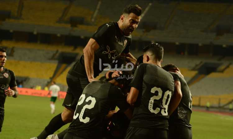 الزمالك يفوز على المصرى بصاروخية إمام عاشور