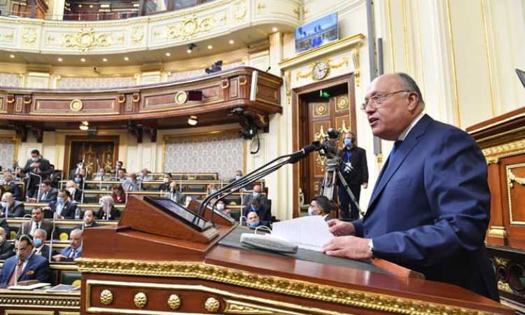 سامح شكرى يعرض إنجازات وزارة الخارجية أمام البرلمان