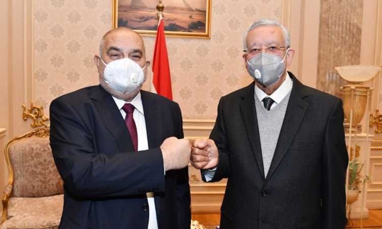 المستشار حنفي جبالى ورئيس المحكمة الدستورية