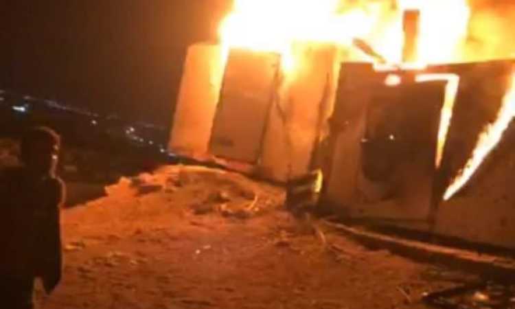 قصف مطار أربيل