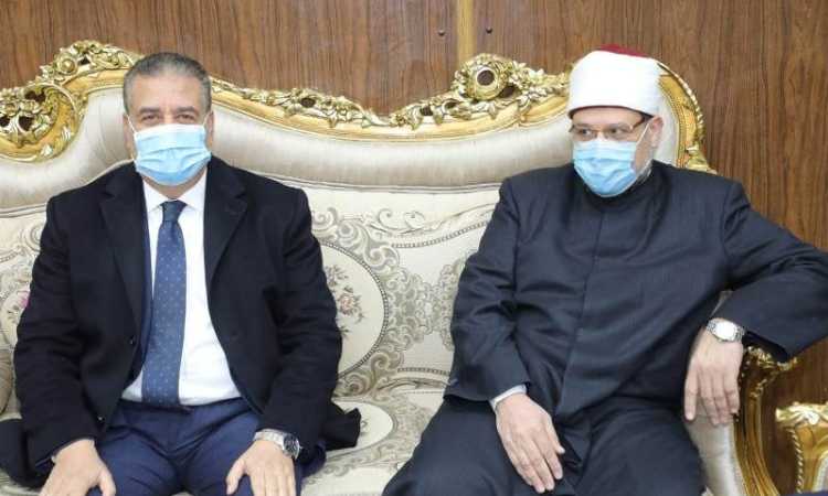 محافظ المنوفية يستقبل وزير الأوقاف