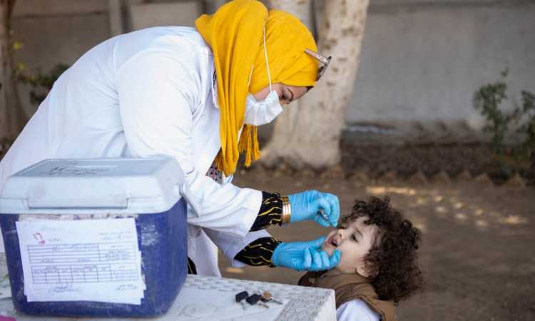 حملة تطعيم شلل الأطفال