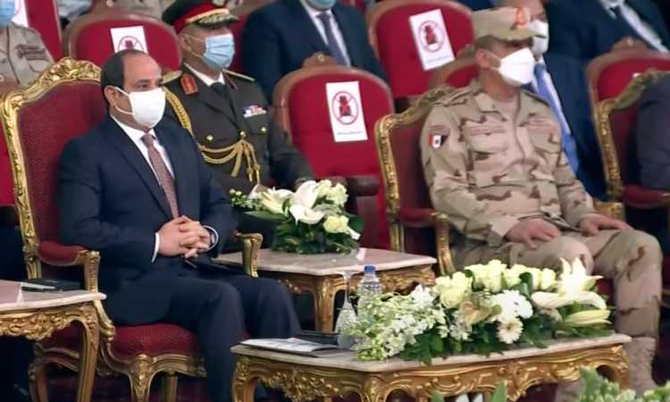 الرئيس عبد الفتاح السيسي يشهد الندوة التثقيفية ٣٣ أحتفالًا بيوم الشهيد