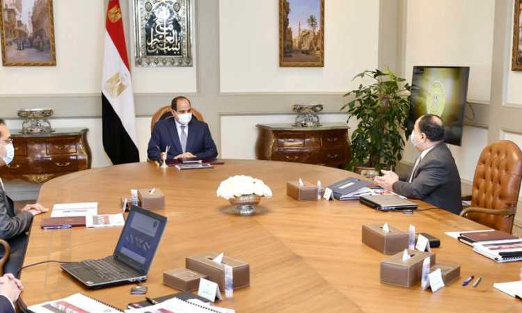 اجتماع الرئيس السيسى مع الحكومة