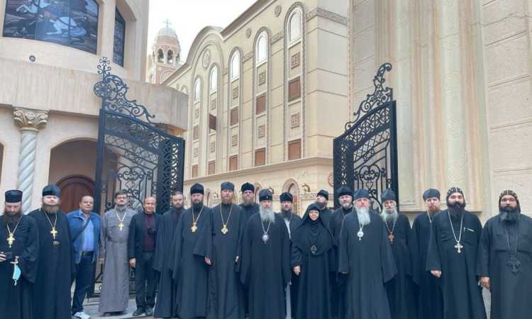 الوفد الرهبانى الأوكرانى