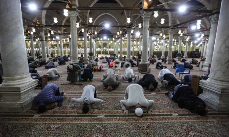 صلاة التراويح من مسجد عمرو بن العاص