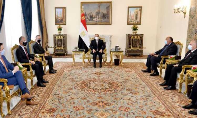 الرئيس السيسى خلال الاجتماع