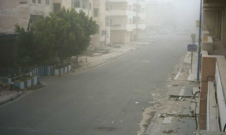 عاصفة ترابية بمطروح