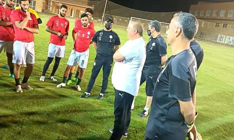 منتخب مصر الأولمبى يختتم استعدادته للقاء الثانى أمام جنوب إفريقيا