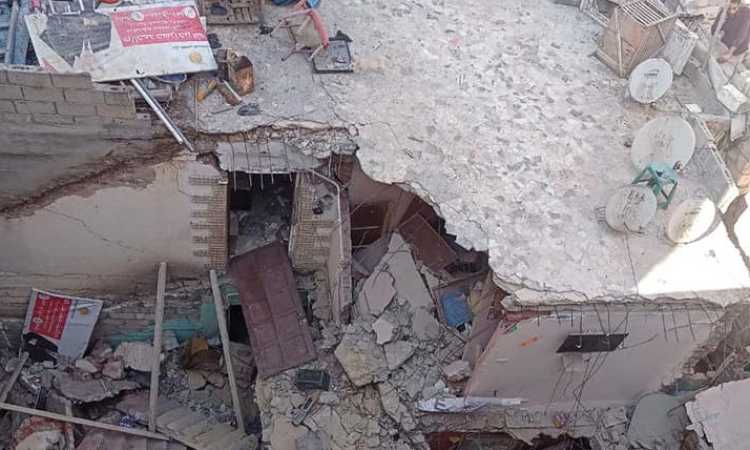 انهيار عقار فى الإسكندرية - صورة أرشيفية