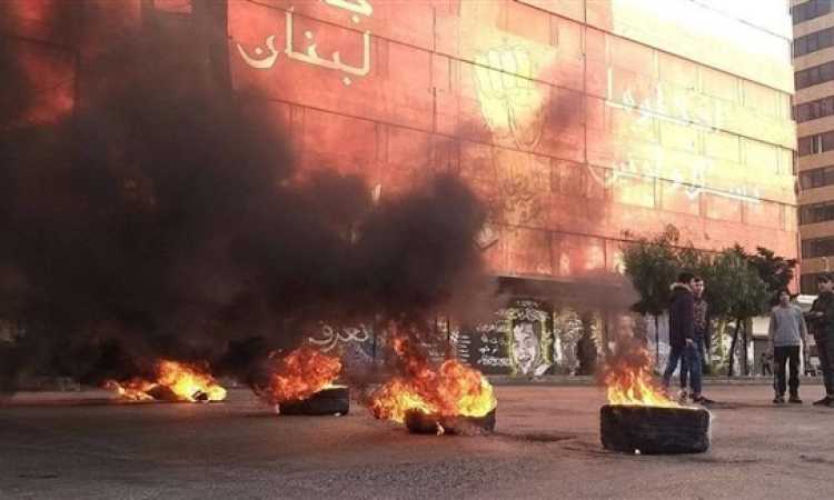 قطع الطرق فى لبنان