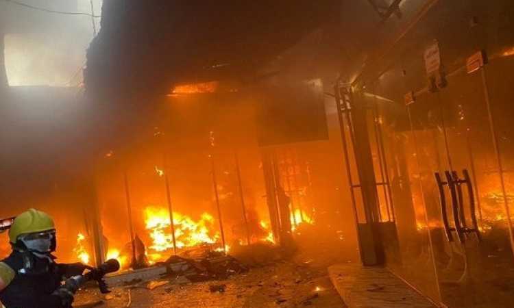 حريق فى العراق