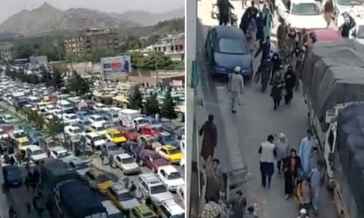 فرار الأفغان من كابول