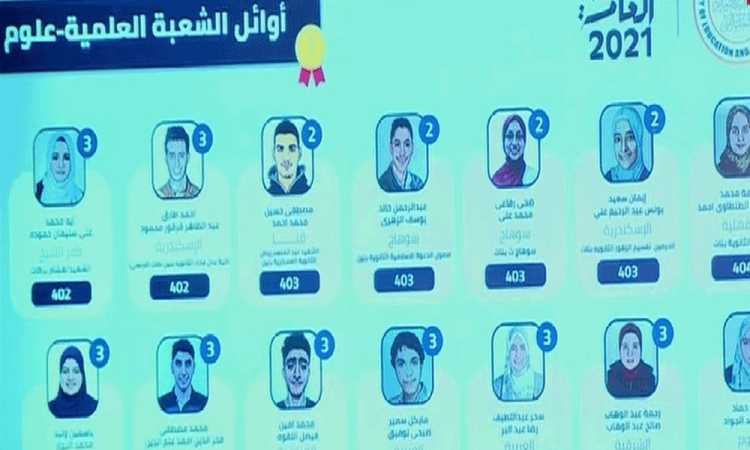 مؤتمر إعلان نتيجة الثانوية العامة