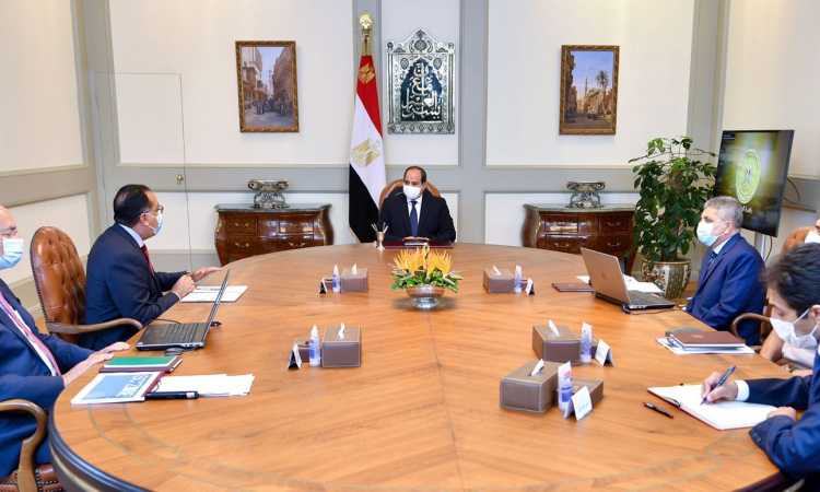 الرئيس السيسى ورئيس الوزراء