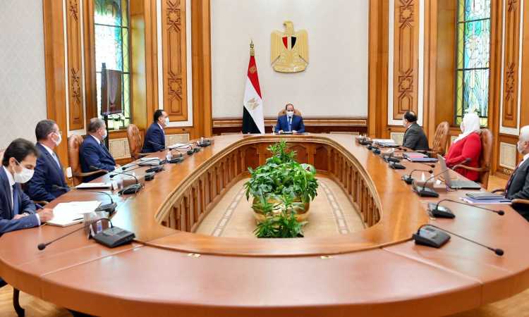 السيسى خلال الاجتماع