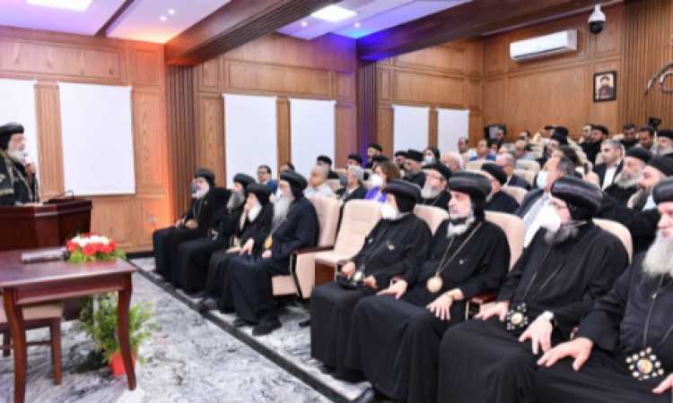 البابا خلال الافتتاح